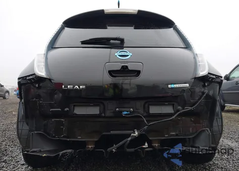 2013 Nissan Leaf Sv z USA, uszkodzony, nr VIN 1N4AZ0CP8DC407996